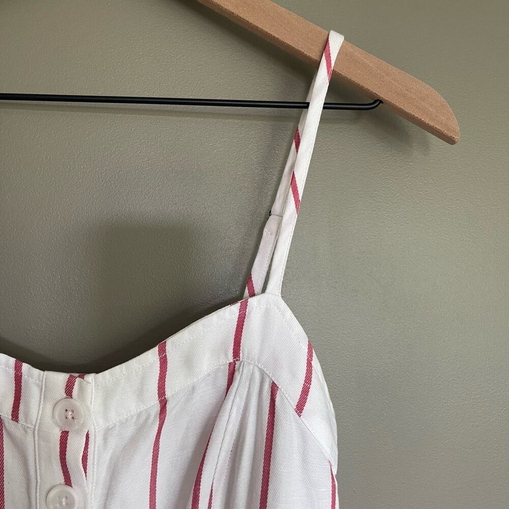 Rails Harper Jumpsuit Size Xs White Red Reef Stri… - image 7